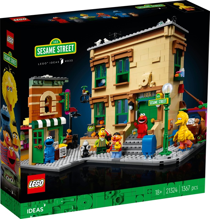 Actual product image LEGO 123 Sesame Street (21324, LEGO Ideas, LEGO Rare Sets)