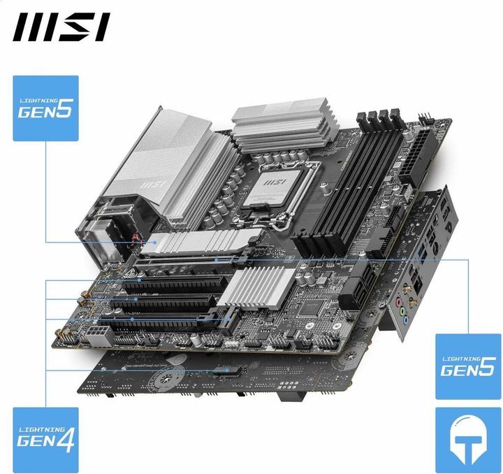Produktbild MSI PRO B860M-A WIFI (LGA 1851, Intel B860, mATX)