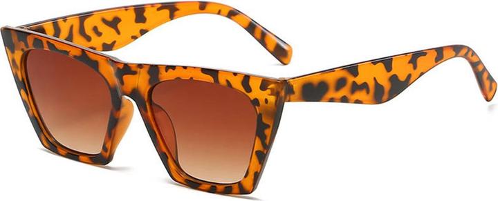 Produktbild Techsuit - Sunglasses (5154) - for Women, PC Frame and Lens, Square - Leopard / Brown
