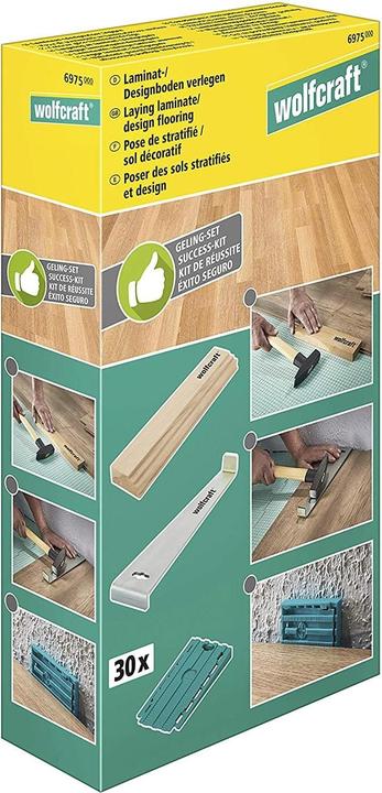 Actual product image wolfcraft Laminat-/Designboden Verlege Set (Laying set)