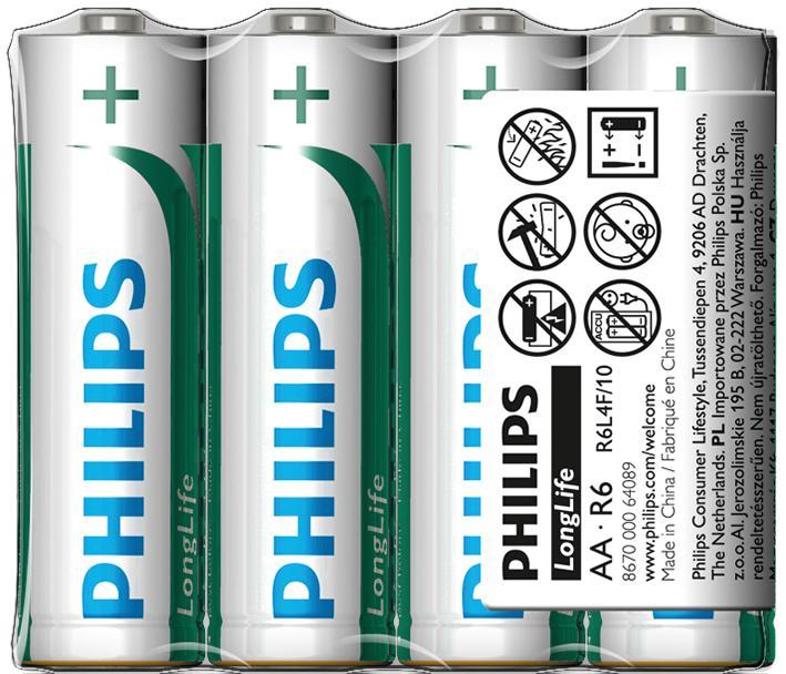 Actual product image Philips R6L4F/10 (4 pcs., AA)