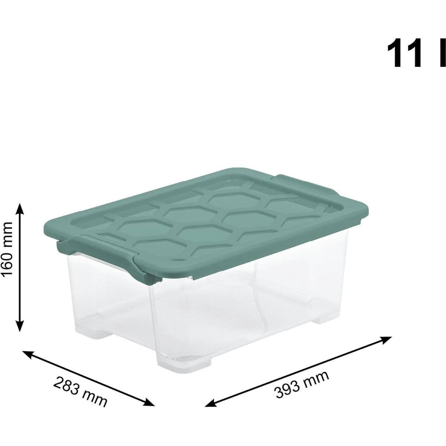 Thumbnail - 5x Rotho, Aufbewahrungsbox, Evo Easy (39.5 x 16 x 28.5 cm, 11 l)