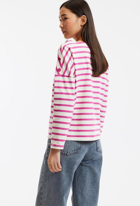 Produktbild La Redoute Collections Ringelshirt Signature AIMIE mit lockerer Schnittform (S)