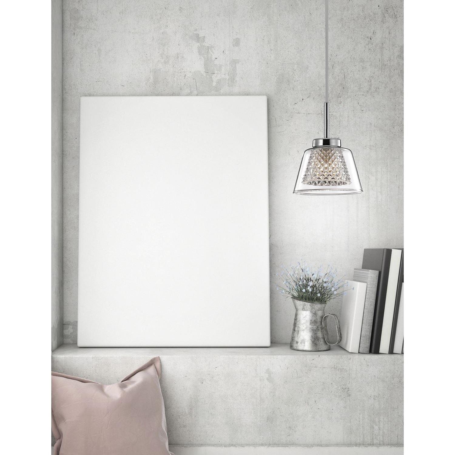 Thumbnail - Nova Luce, Pendelleuchte, BOCCALE Pendelleuchte G9 Chrom 120x12cm dimmbar 1300301301