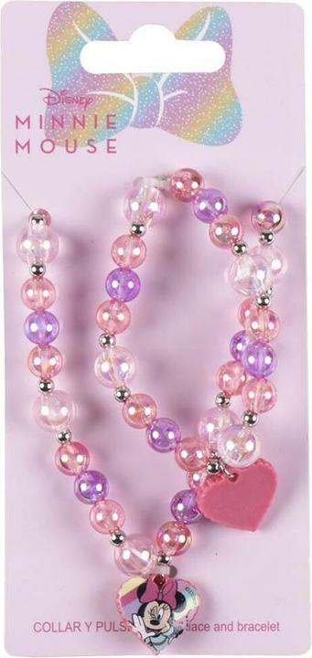 Image du produit Minnie Mouse Collier et bracelets Set 2 pièces Rose (multicomposition)