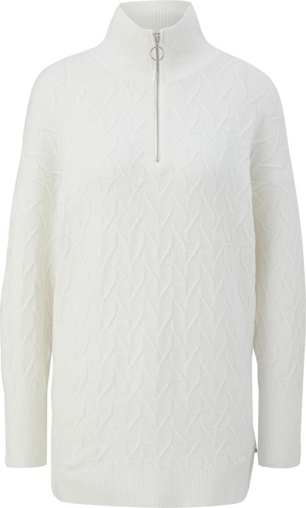 Actual product image s.Oliver Strickpullover Langer Troyer mit Strickmuster (L)