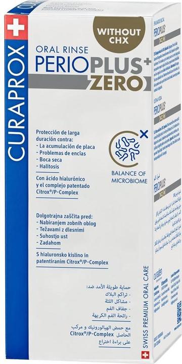 Label énergétique Curaprox Perio Plus zero (200 ml, Bains de bouche)