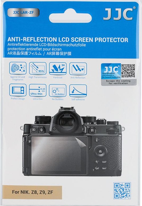 JJC Anti Reflection LCD Screen Protector (Nikon ZF, Nikon Z8, Nikon Z9) (Displayschutz, Z8, Z9)