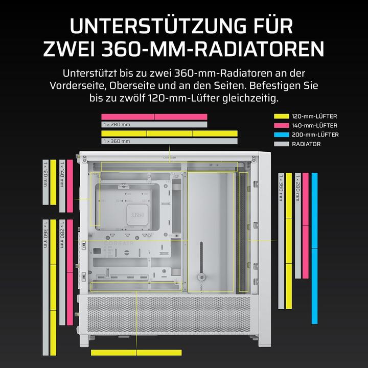 Actual product image Corsair Frame 4000D (mATX, Mini-ITX, ATX, E-ATX)