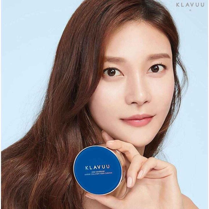 Actual product image Klavuu Blue Pearlsation High Coverage Marine Collagen Aqua Cushion #2