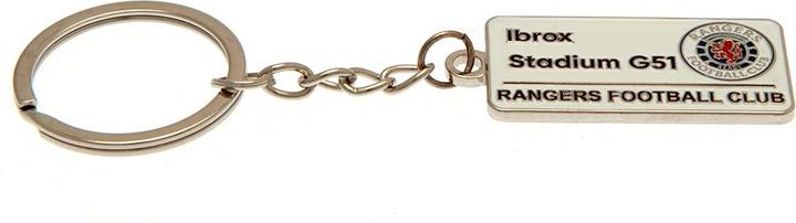 Actual product image Rangers FC Street Sign Embossed Keyring