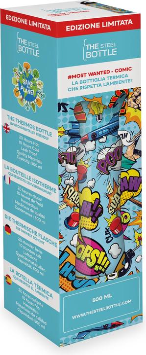 Actual product image The Steel Bottle Steel Bottles Comic Most Thermal Bottle in (0.50 l)