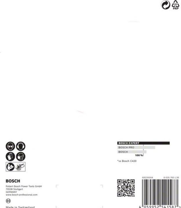 Produktbild Bosch Professional Zubehör EXPERT C470 Schleifpapier mit 6 Löchern für Exzenterschleifer, 150 mm, G 320, 5-tlg. (320)