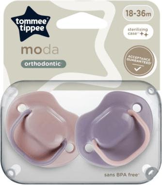 Tommee Tippee TOMMEY TYPE orthodontic pacifiers MODA 18-36 months, 2 pcs, 43343694 (2x, 18 - 36 Months)