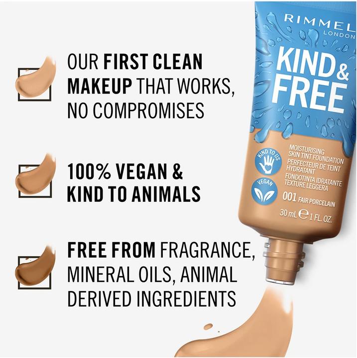 Actual product image Rimmel London RIMMEL KIND&FREE FOUNDATION 400 30ML (400 Natural Beige)