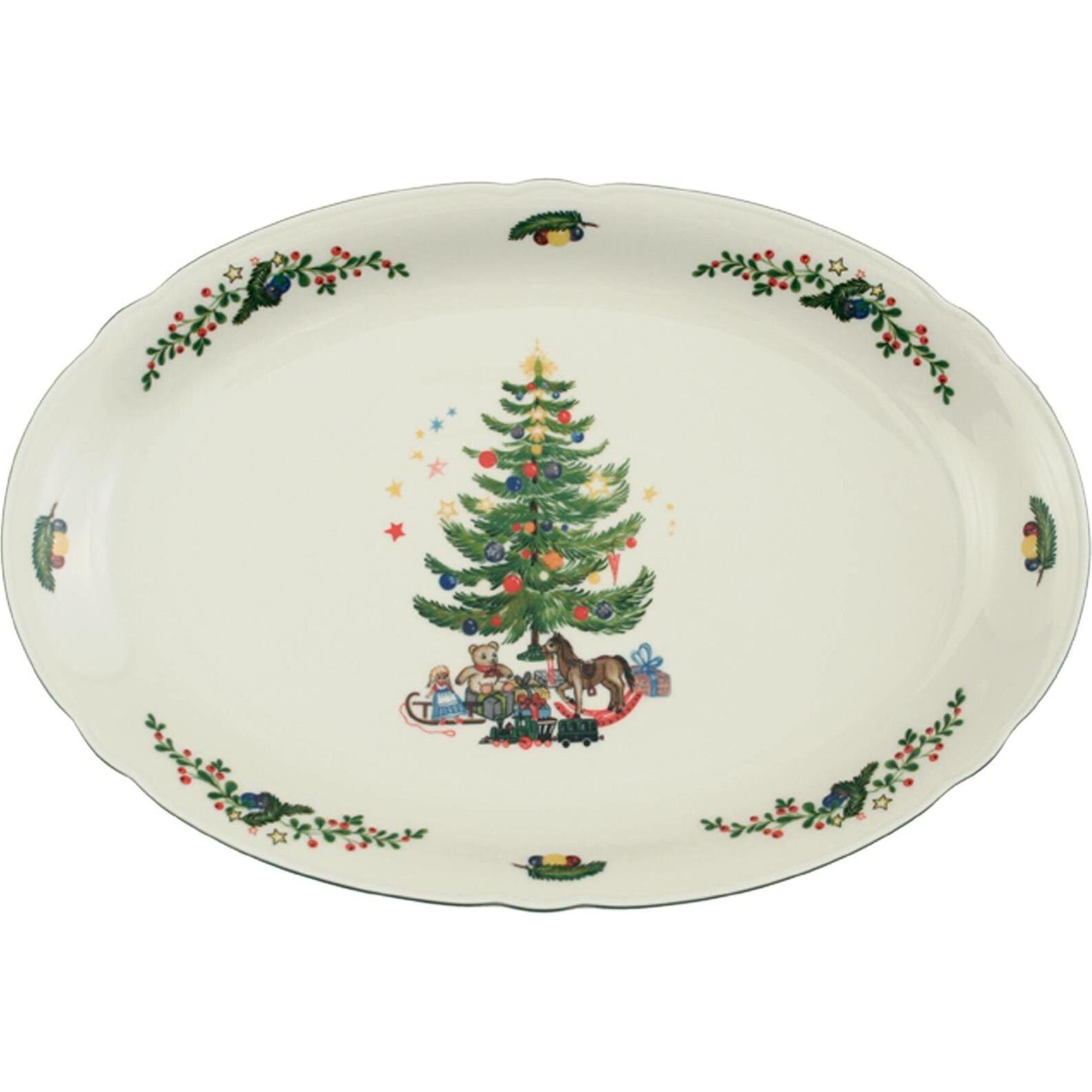 Seltmann, Piatti di servizio, Marie-Luise Oval Weihnachten 34.1 x 26.3 cm