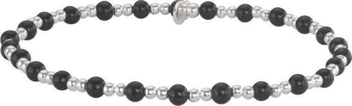Produktbild Bijouteria Silber-Armkettchen (17 cm, Silber 925, Schwarzer Chalcedon)