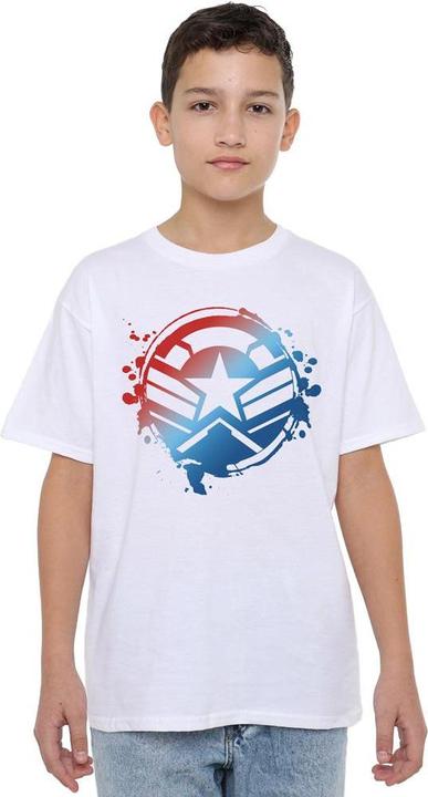 Immagine prodotto Captain America Maglietta Cresta Sfumata Bambini (140)