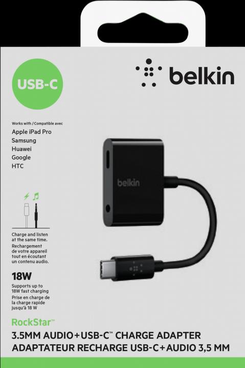 Produktbild Belkin RockStar (USB Typ C, USB Typ C, 3.5mm)