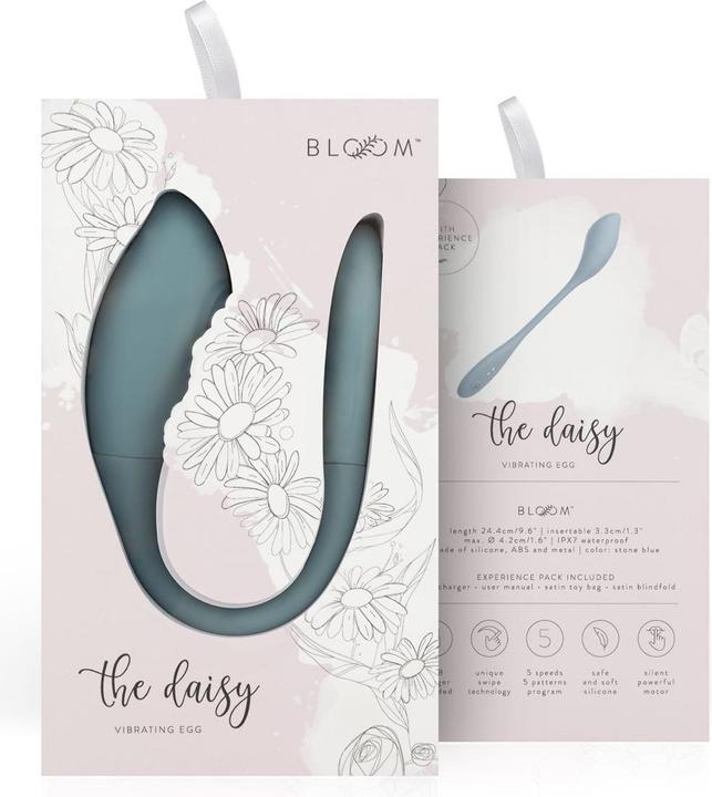 Actual product image Bloom The Daisy Vibrating Egg - Green
