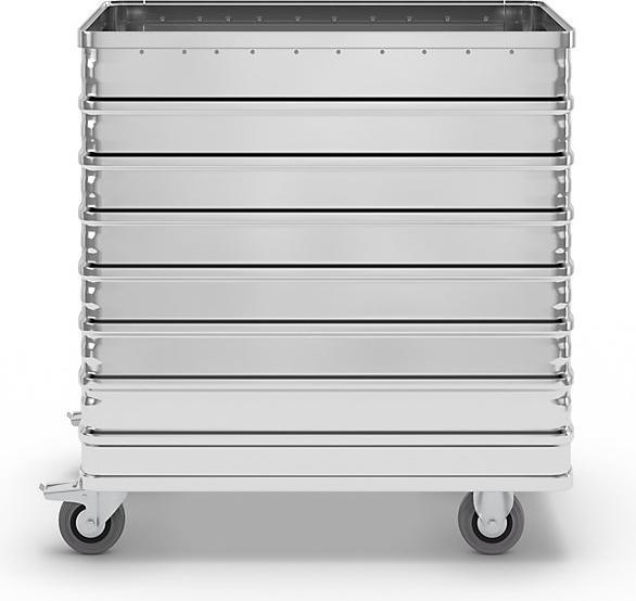 Produktbild Gmöhling Alu-Kastenwagen, absenkbare Seitenwand (250 kg)