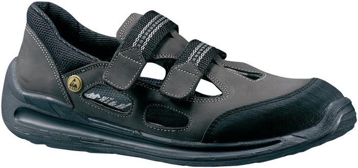Actual product image Lemaitre Safety sandal Dragster-1240 size 40 brown/black nubuck leather S1 EN 20345 (40)