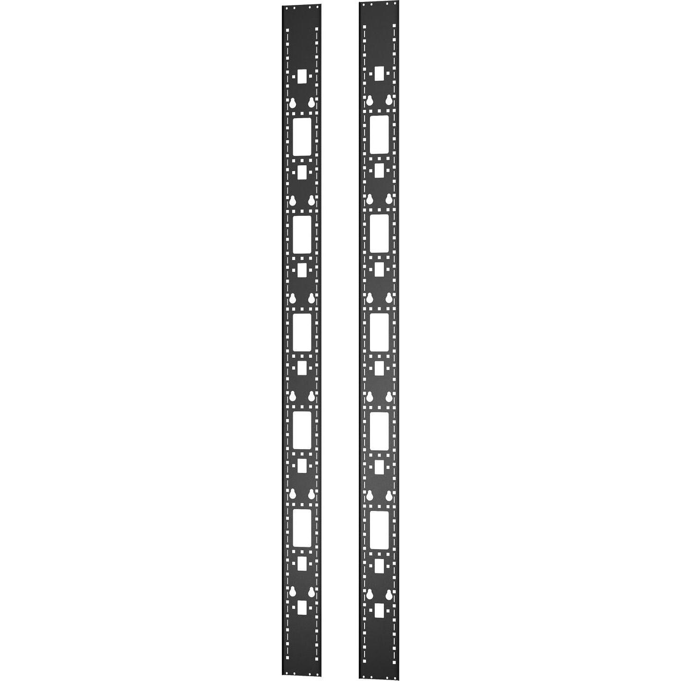 APC Zubehörkanal Easy Rack ER7RCC48 1 Paar, Serverschrank Zubehör, Schwarz