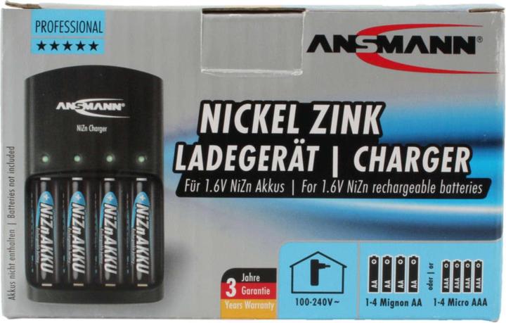 Image du produit Ansmann NiZn-Charger (1 pcs, AAA, AA, Chargeurs sans batterie)