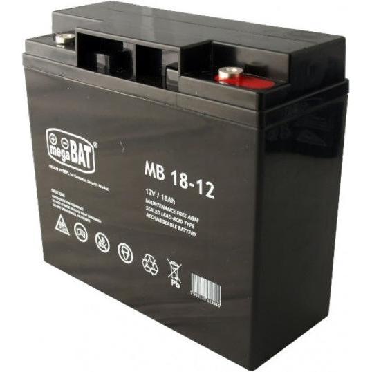 Thumbnail - Megabat MB 18-12 USV-Batterie Plombierte Bleisäure (VRLA) 18 Ah, USV Zubehör
