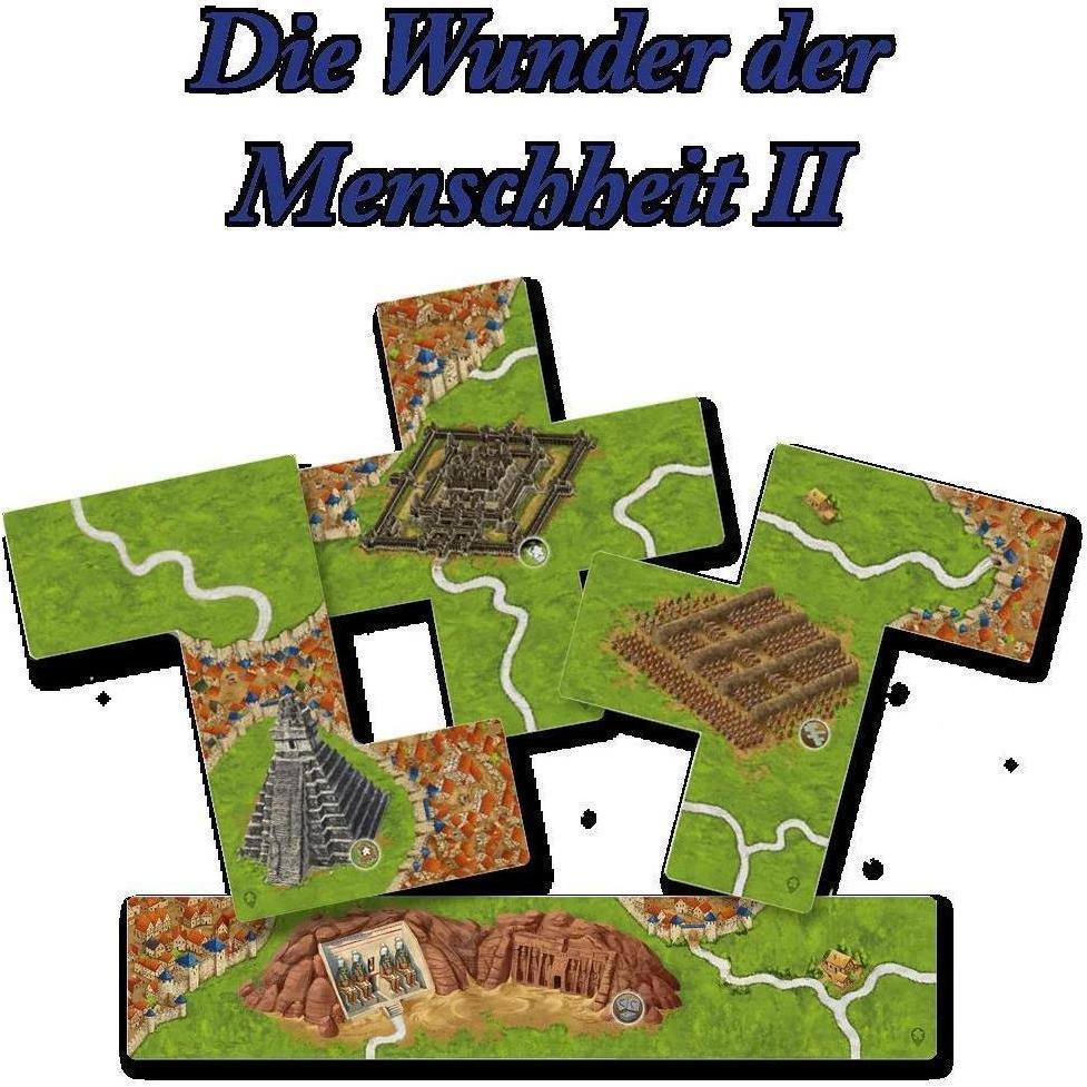 Hans im Glück Carcassonne - Die Wunder der Menschheit II (Inglese, 2 - 5 Giocatori)
