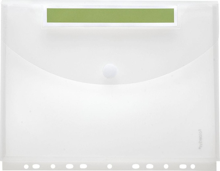 Produktbild Foldersys 10 Dokumententaschen Index DIN A4 transparent genarbt 0,20 mm (A4)