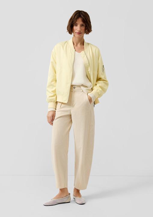 Produktbild s.Oliver Strickpullover Weicher Baumwollmix-Strickpullover im Relaxed Fit mit V-Ausschnitt (40)