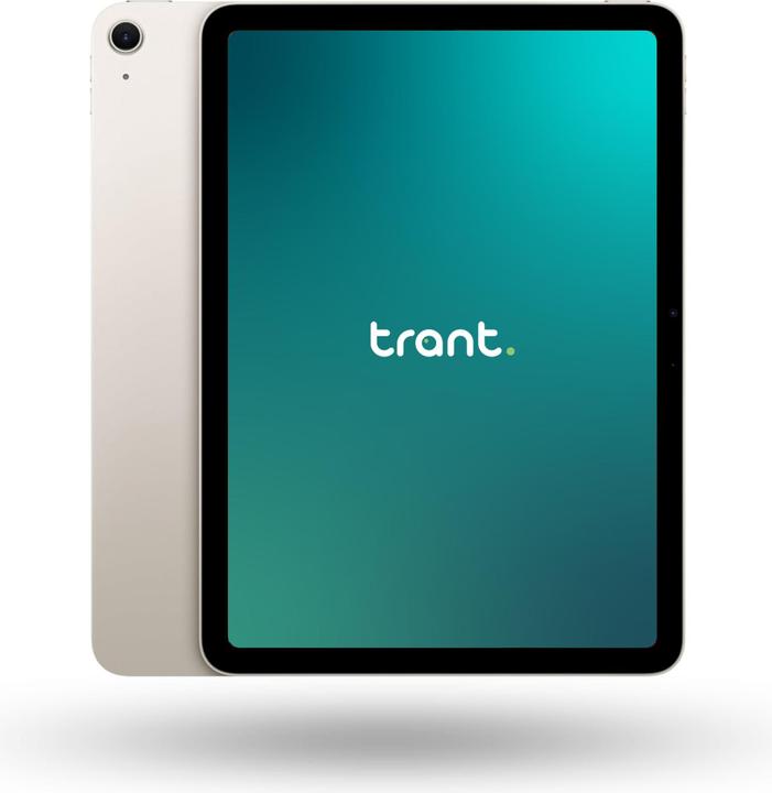 Actual product image Trant.ch iPad Air 6 M2 (2024) Wi-Fi (WLAN only, 10.90", 128 GB, Starlight, A / Like new)