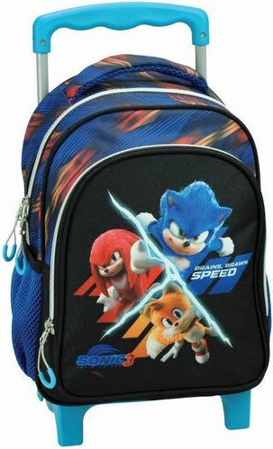 Produktbild Sonic der Igel Brawn rollender Kindergartenrucksack, Tasche 30 cm