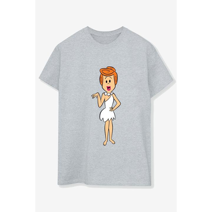 Actual product image The Flintstones Womens/Ladies Wilma Flintstone Classic Pose Cotton Boyfriend T-Shirt (S)