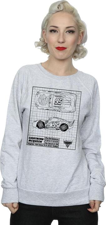 Produktbild Disney Cars Lightning McQueen Blueprint Sweatshirt (S)