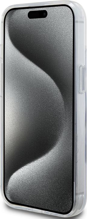 Produktbild Karl Lagerfeld KLHMP14SHMRSKCH iPhone 14 / 15 / 13 6.1" biały/white hardcase Ring Stand Karl&Choupet (Apple iPhone 13, Apple iPhone 14, Apple iPhone 15)