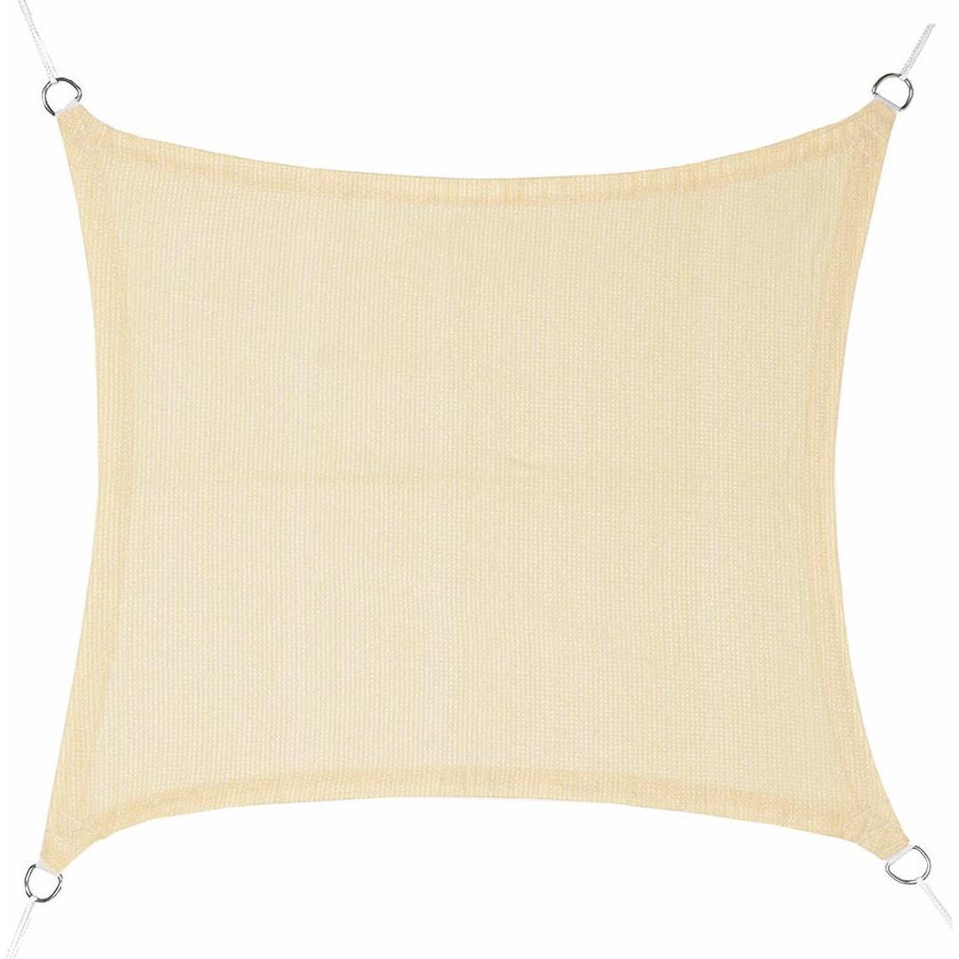 Faura, Tendalino, Square sail awning beige 5 x 5 m (500 x 500 cm)