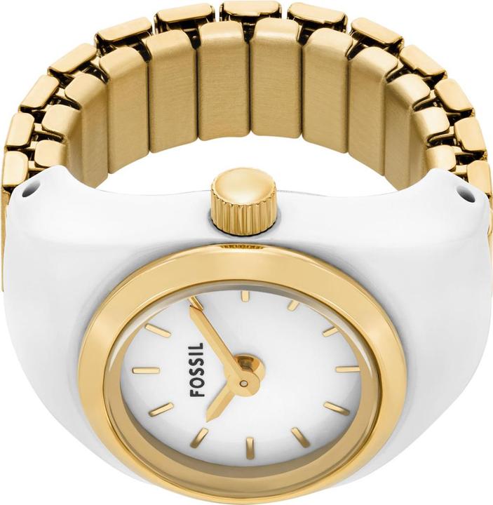 Immagine prodotto Fossil WATCH RING Dames Horloge 15 mm - Goudkleurig (15 mm)