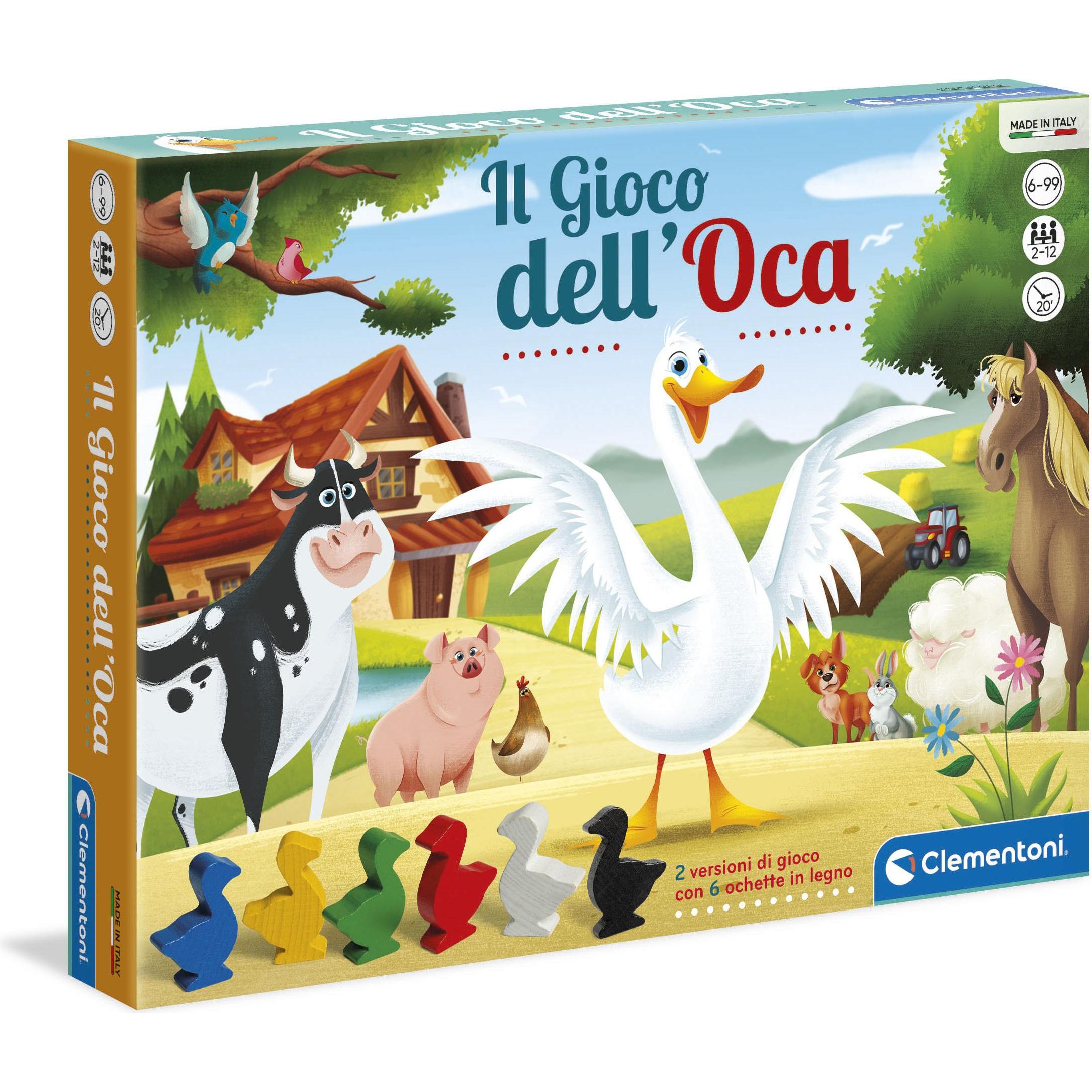 Clementoni Multicolore Il Gioco Dell'oca (Italiano, 2 - 6 Giocatori)