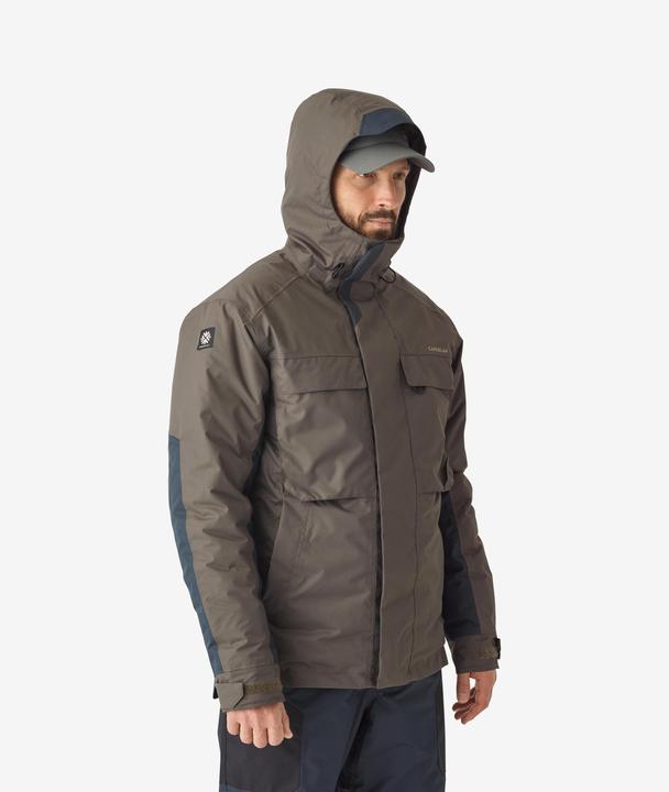 Produktbild Caperlan Angeljacke FJ 500 warm Herren khaki (XL)