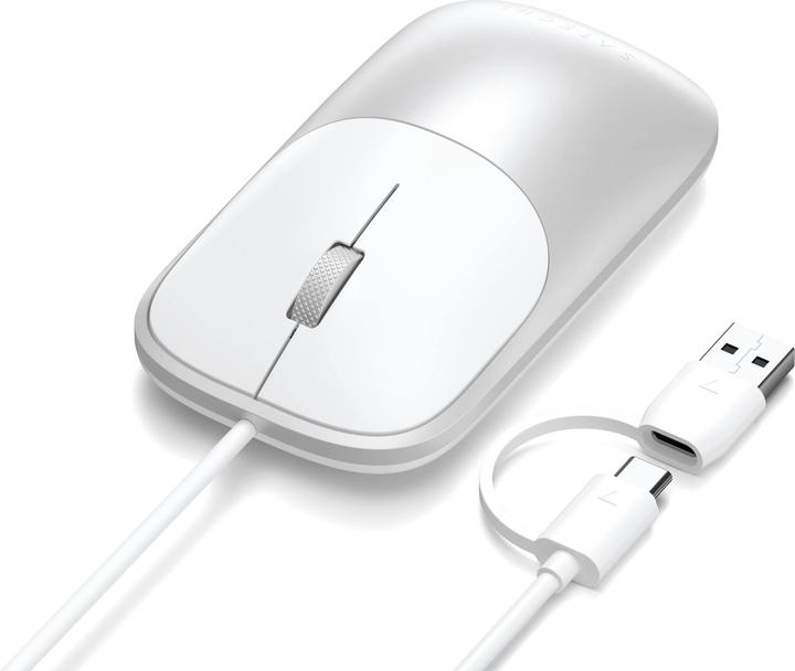 Produktbild Satechi Slim LX Wired Mouse Silver (Kabelgebunden)