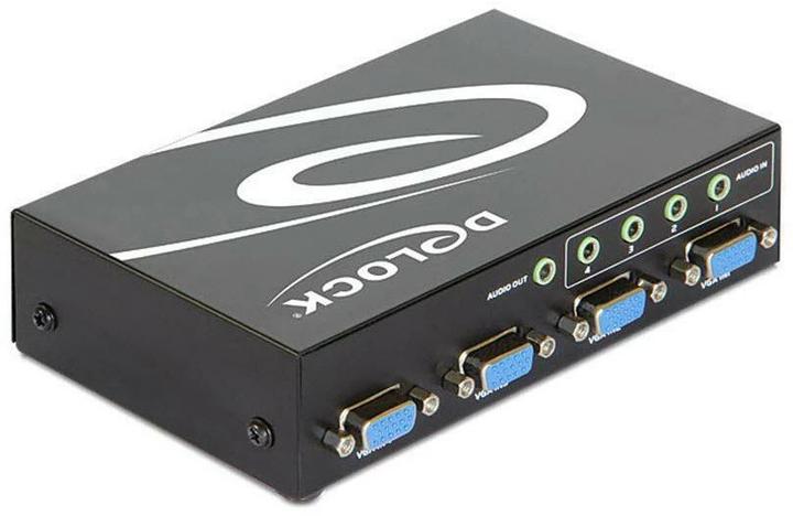 Immagine prodotto Delock 4Port VGA+Audio Switchbox