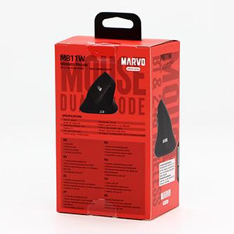 Actual product image Marvo HIPO Maus schnurlos, schwarz, 1600DPI (Wireless)