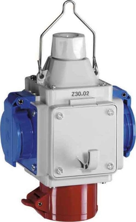 Produktbild ABL Energiewürfel mit 3 x SCHUKO-Steckdosen, 1 x CEE 5/16A 400V 6h, IP44