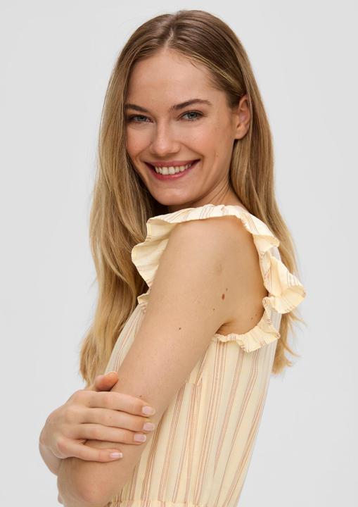 Produktbild s.Oliver Kleid Gemustertes Kleid mit Rüschen (42)