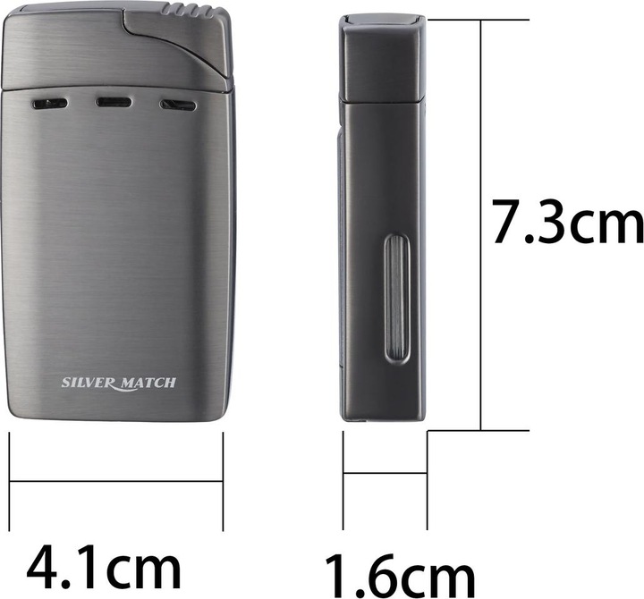 Image du produit Silver Match Briquet tempête pour cigares avec cutter