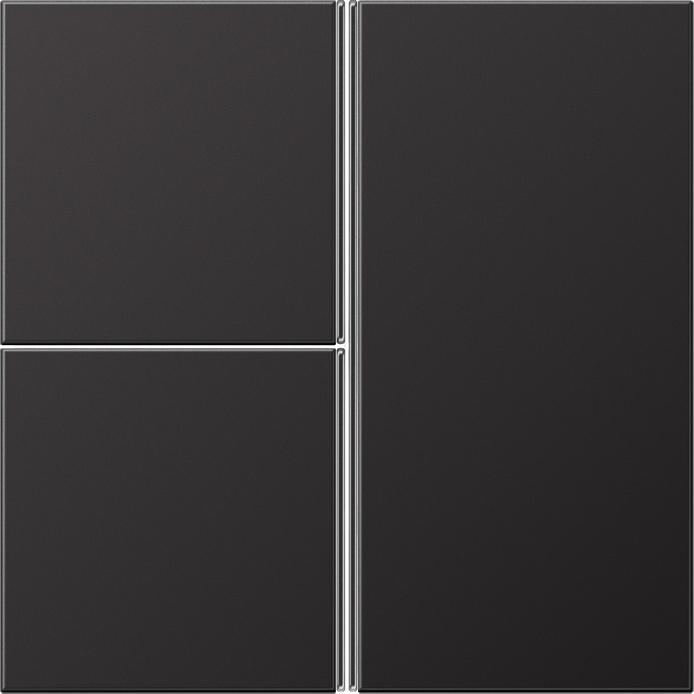 JUNG, Zubehör Schalterprogramm, Taste 3t Schalter LS alu f.Bussystem AL2403TSAD