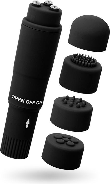 Glossy Pocket Kurt Masajeador Negro