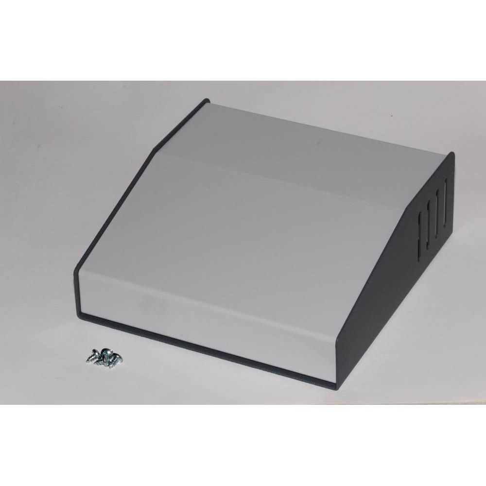 Hammond Pult-Gehäuse. (Gehäuse), Elektronikzubehör + Gehäuse, Grau